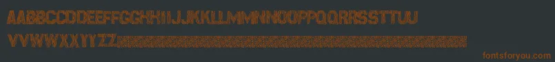 Surfpoint Font – Brown Fonts on Black Background