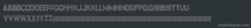 Surfpoint Font – Gray Fonts on Black Background