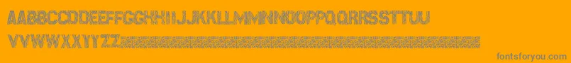 Surfpoint Font – Gray Fonts on Orange Background