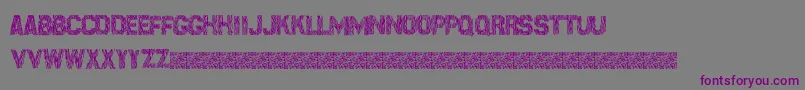 Surfpoint-Schriftart – Violette Schriften auf grauem Hintergrund