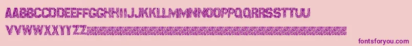 Surfpoint Font – Purple Fonts on Pink Background