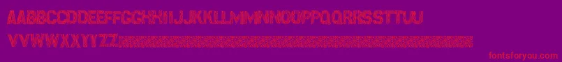 Surfpoint Font – Red Fonts on Purple Background