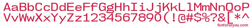 Nk57MonospaceSeRg Font – Red Fonts