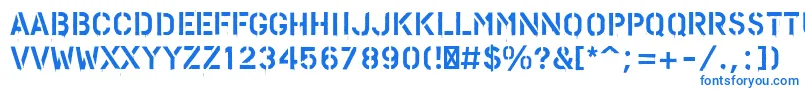 PfstampsproPaint Font – Blue Fonts