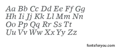 LinoletterMediumItalicOldstyleFigures-fontti