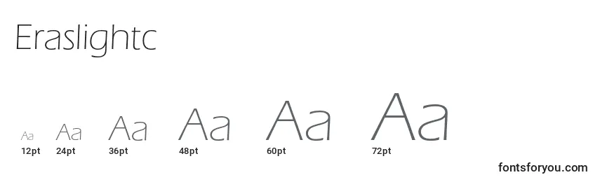 Eraslightc Font Sizes
