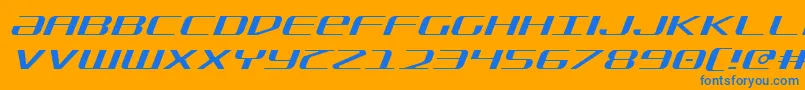 fuente SdfLightItalic – Fuentes Azules Sobre Fondo Naranja