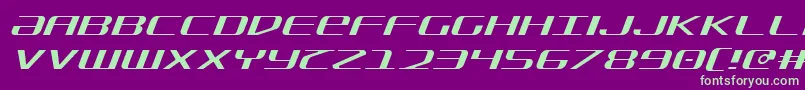 fuente SdfLightItalic – Fuentes Verdes Sobre Fondo Morado