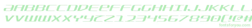 Czcionka SdfLightItalic – zielone czcionki