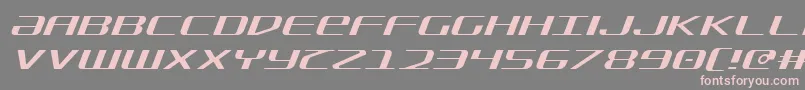 fuente SdfLightItalic – Fuentes Rosadas Sobre Fondo Gris