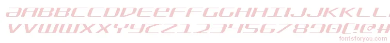 Czcionka SdfLightItalic – różowe czcionki