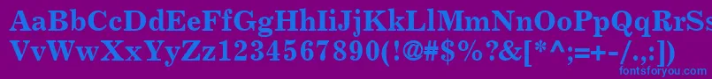 fuente CentricSsiBold – Fuentes Azules Sobre Fondo Morado
