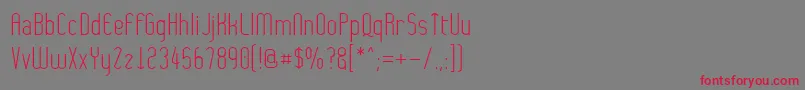 Wytherness Font – Red Fonts on Gray Background