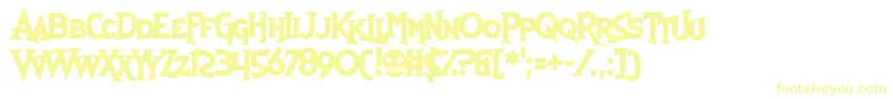 SkullAndVoid Font – Yellow Fonts