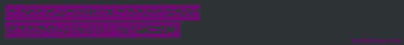 BandwidthBrk Font – Purple Fonts on Black Background