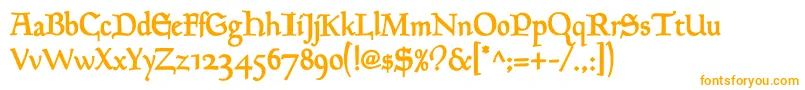 GoudyMediaevalDemibold Font – Orange Fonts