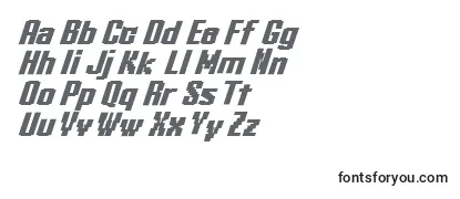 Review of the KleinheadlineBoldoblique Font