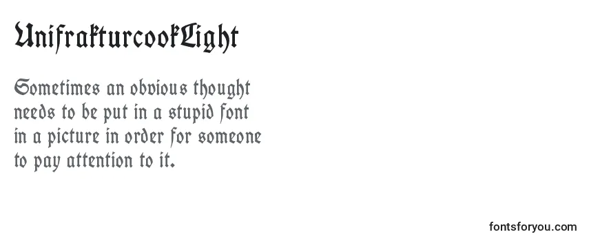 Review of the UnifrakturcookLight Font