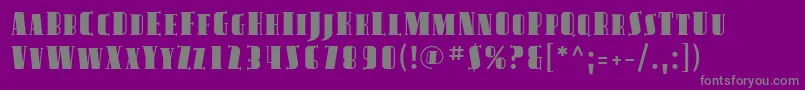 Шрифт AvondaleSc – серые шрифты на фиолетовом фоне
