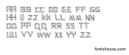 Flatboard Font