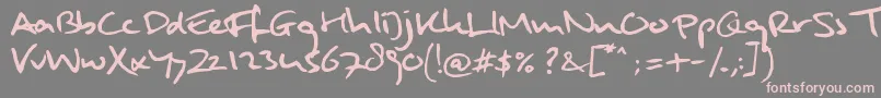 Más sobre la fuente MuldersHandwriting fuente MuldersHandwriting – Fuentes Rosadas Sobre Fondo Gris