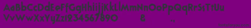 Bloxhallsample Font – Black Fonts on Purple Background