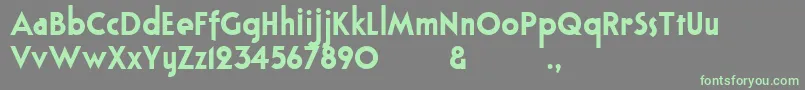 Bloxhallsample Font – Green Fonts on Gray Background