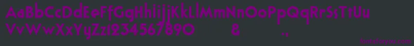 Bloxhallsample Font – Purple Fonts on Black Background