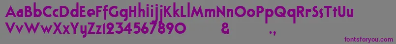 Bloxhallsample Font – Purple Fonts on Gray Background