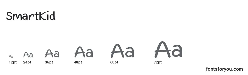 SmartKid Font Sizes