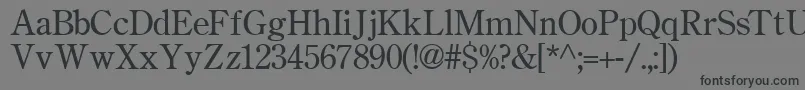 Шрифт Ctry – чёрные шрифты на сером фоне