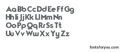 Überblick über die Schriftart TypographicaDemo