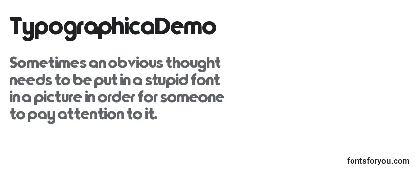 TypographicaDemo-fontti