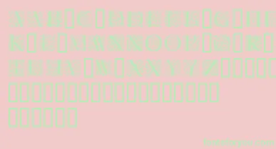 Florl font – Green Fonts On Pink Background