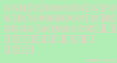 Florl font – Pink Fonts On Green Background