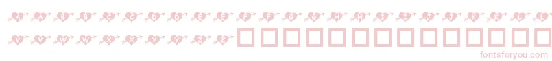 KrArrowHeart Font – Pink Fonts