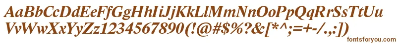 LidoStfBoldItalic Font – Brown Fonts