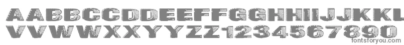 Badazzle Font – Gray Fonts on White Background