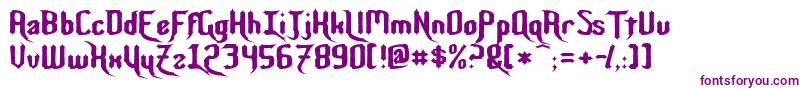 NightwarriorNormal Font – Purple Fonts