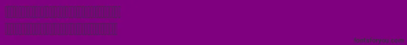 AlharfaljadidOne Font – Black Fonts on Purple Background