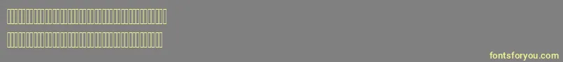 AlharfaljadidOne-Schriftart – Gelbe Schriften auf grauem Hintergrund