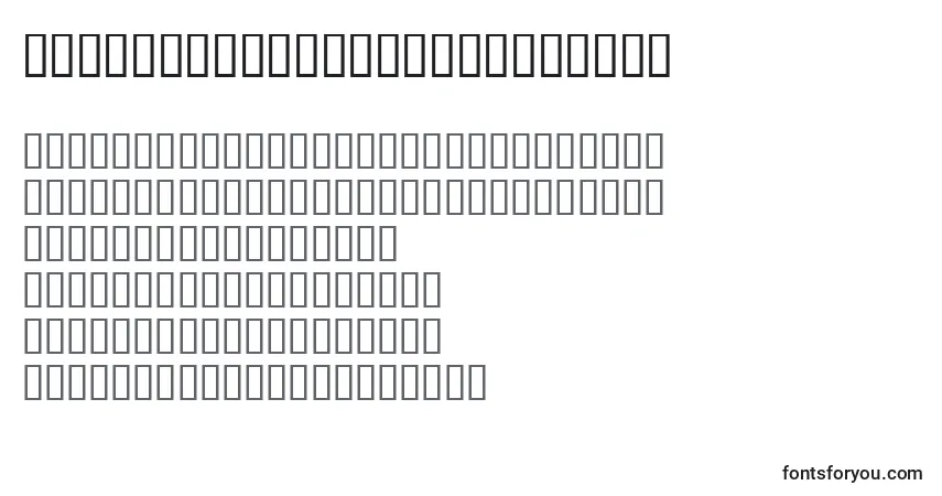 Шрифт LinotypemaralBoldoblique – алфавит, цифры, специальные символы