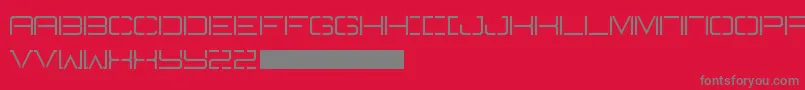Saiba mais sobre a fonte Battlecry Fonte Battlecry – fontes cinzas em um fundo vermelho