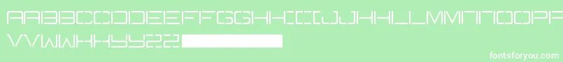 Lisätietoja Battlecry-fontista Battlecry-fontti – valkoiset fontit vihreällä taustalla