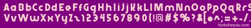 More about Abraxeousthin Font Abraxeousthin Font – Pink Fonts on Purple Background