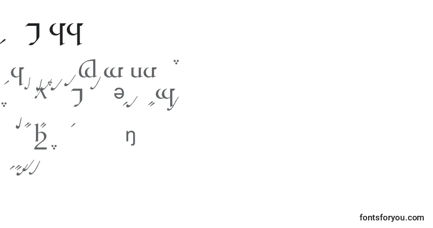 Schriftart Quenyaa – Alphabet, Zahlen, spezielle Symbole