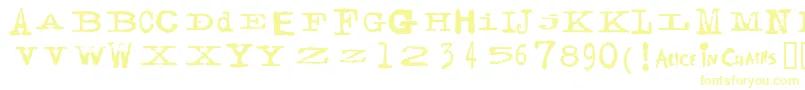 Facerg Font – Yellow Fonts