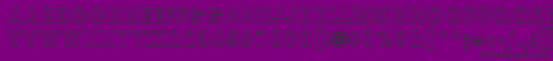 AAvantetitul2otlHeavy Font – Black Fonts on Purple Background