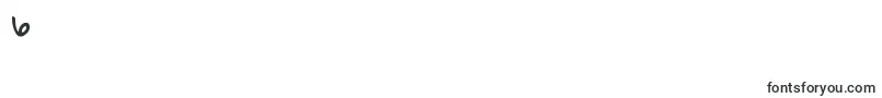 フォントDjbPinkySwear – フォント数字6