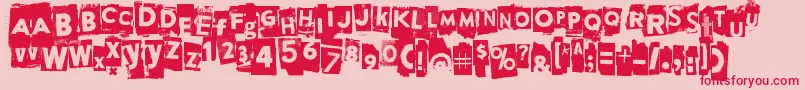 En savoir plus sur la police Appendix Police Appendix – polices rouges sur fond rose